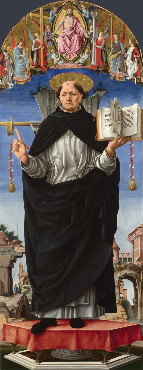 Sint Vincent Ferrer, c. 1473-1475 door Francesco del Cossa