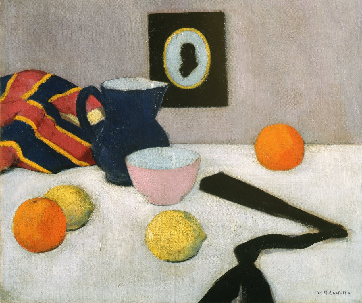 De Zwarte Waaier, 1915 door Francis Campbell Boileau Cadell