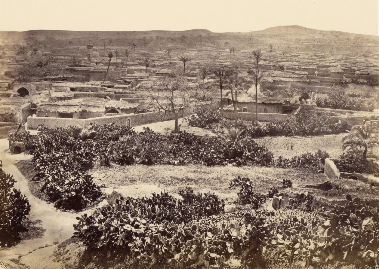 Gaza, de nieuwe stad door Francis Frith