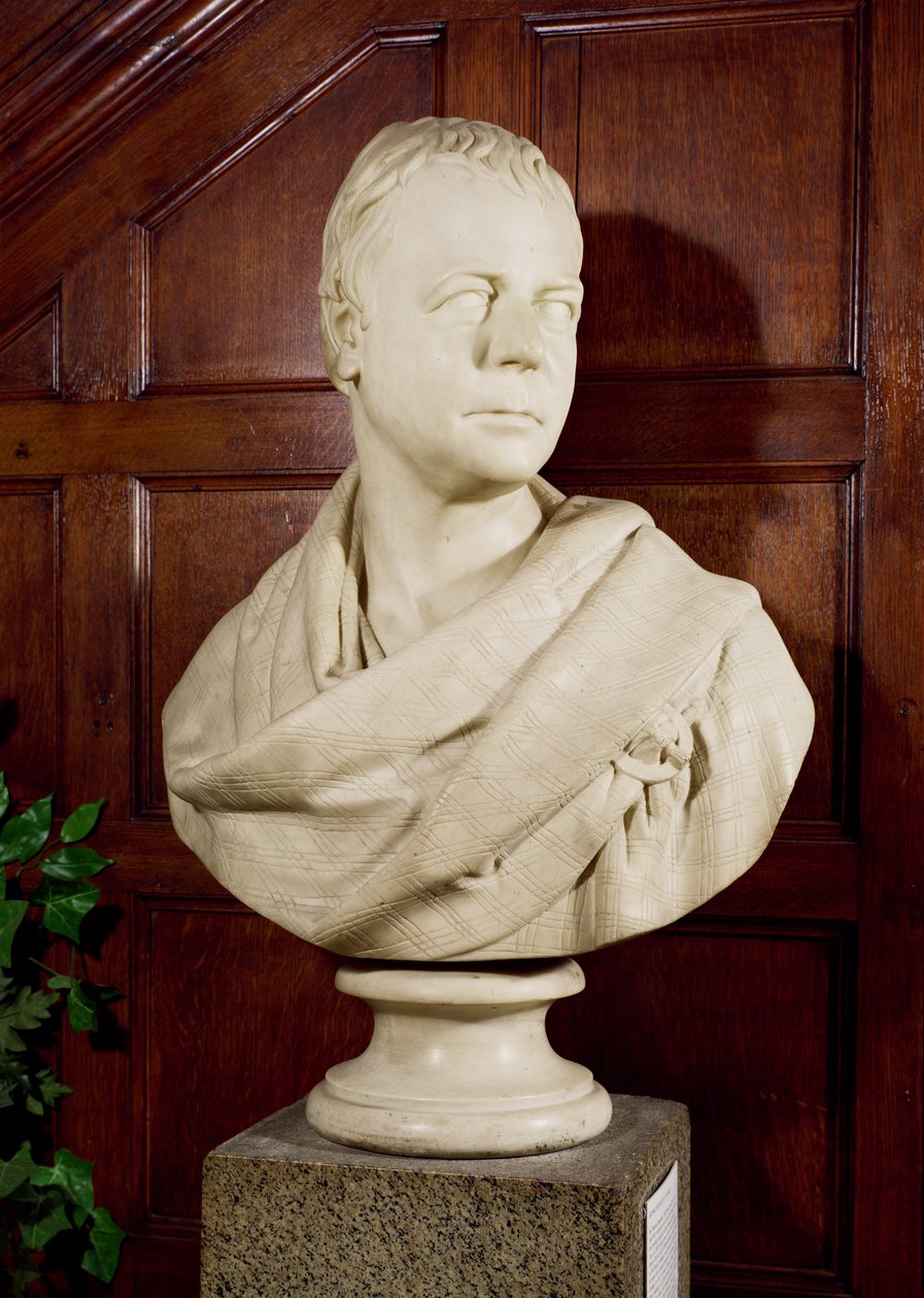 Sir Walter Scott (1771-1832) door Francis Legatt Chantrey