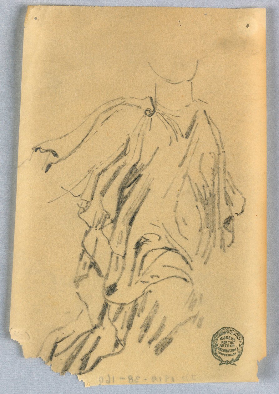 Draperiestudie door Francis Augustus Lathrop