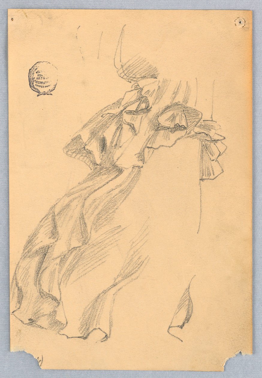 Draperiestudie door Francis Augustus Lathrop