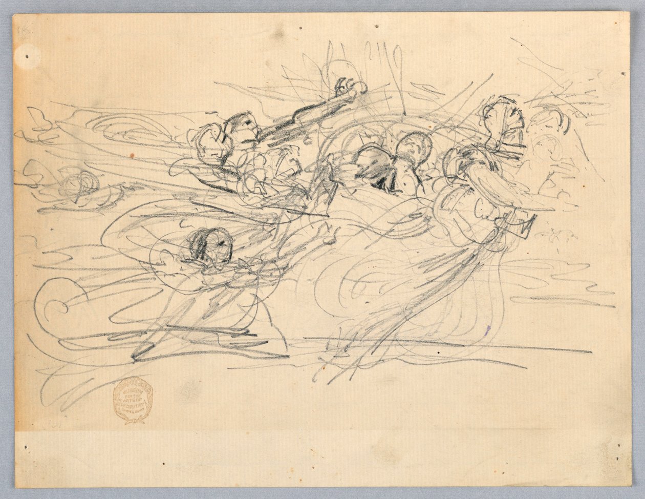 Groep Engelen door Francis Augustus Lathrop