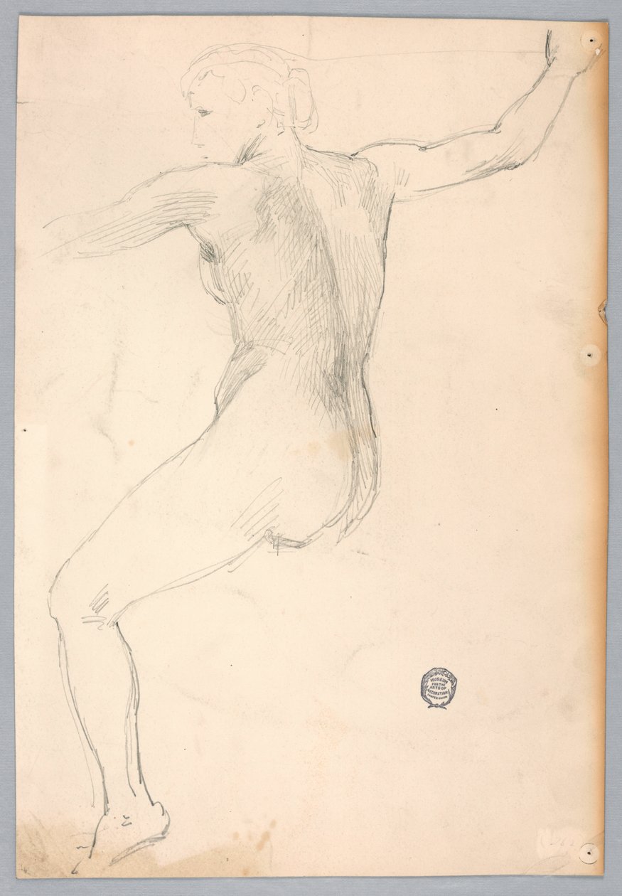 Schets voor "Nacht" door Francis Augustus Lathrop