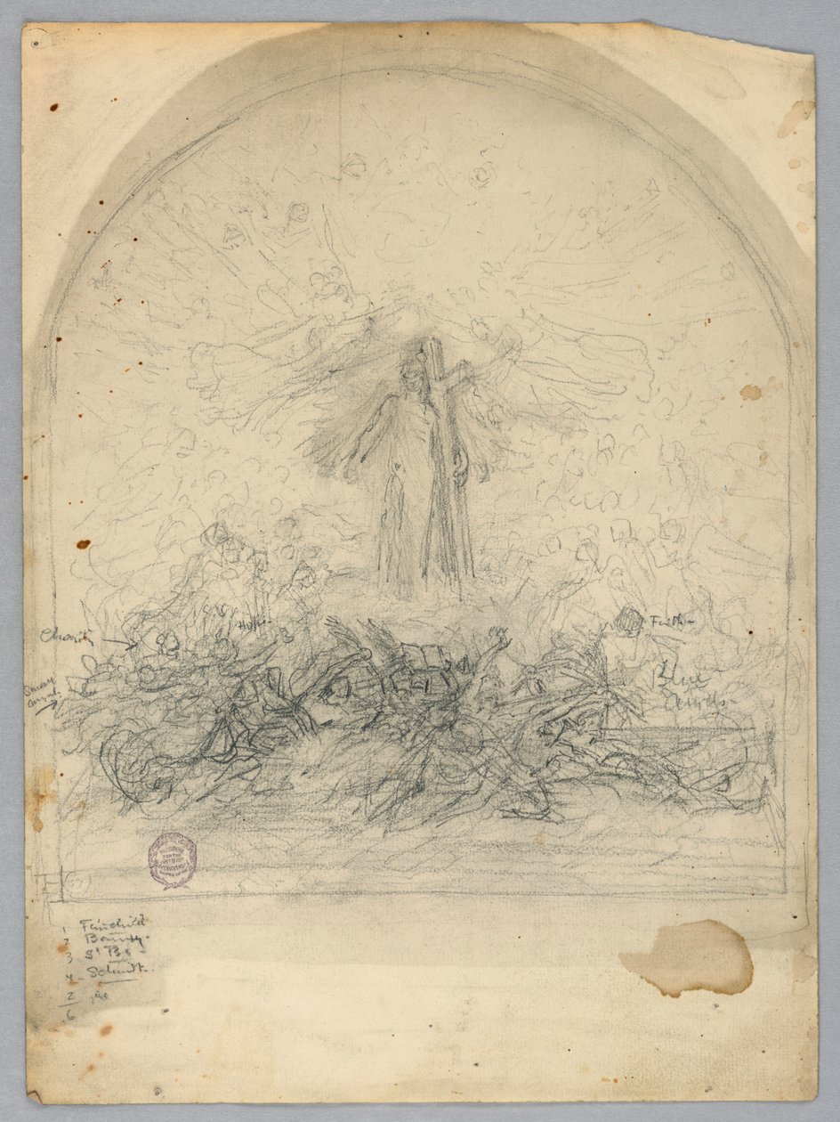 Schets van de Hemelvaart door Francis Augustus Lathrop