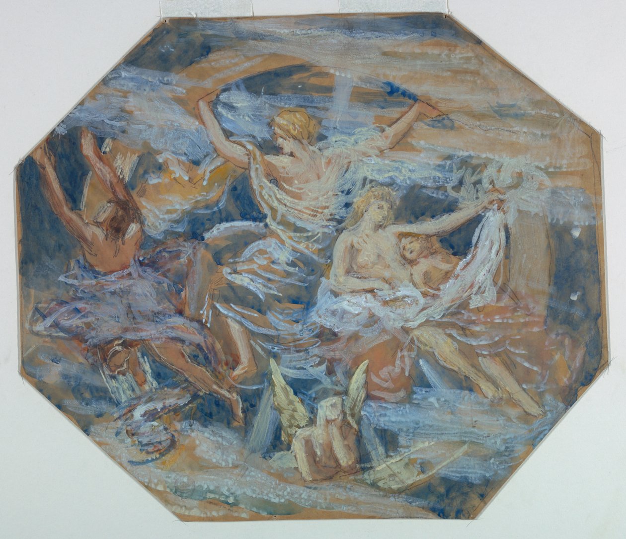 Studie voor "Zodiac" door Francis Augustus Lathrop