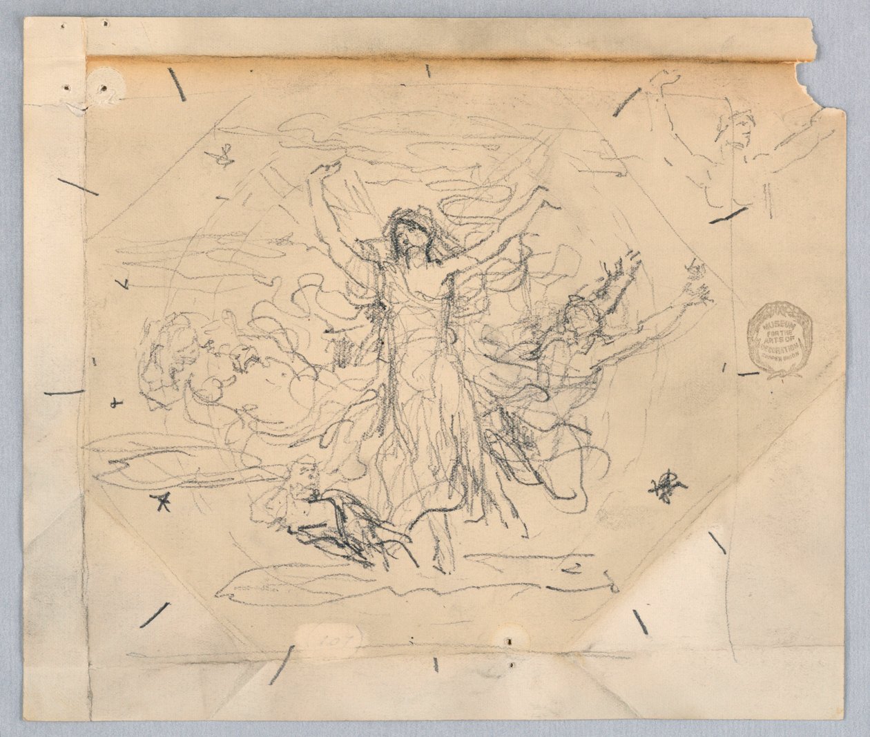 Studie voor "Zodiac" door Francis Augustus Lathrop