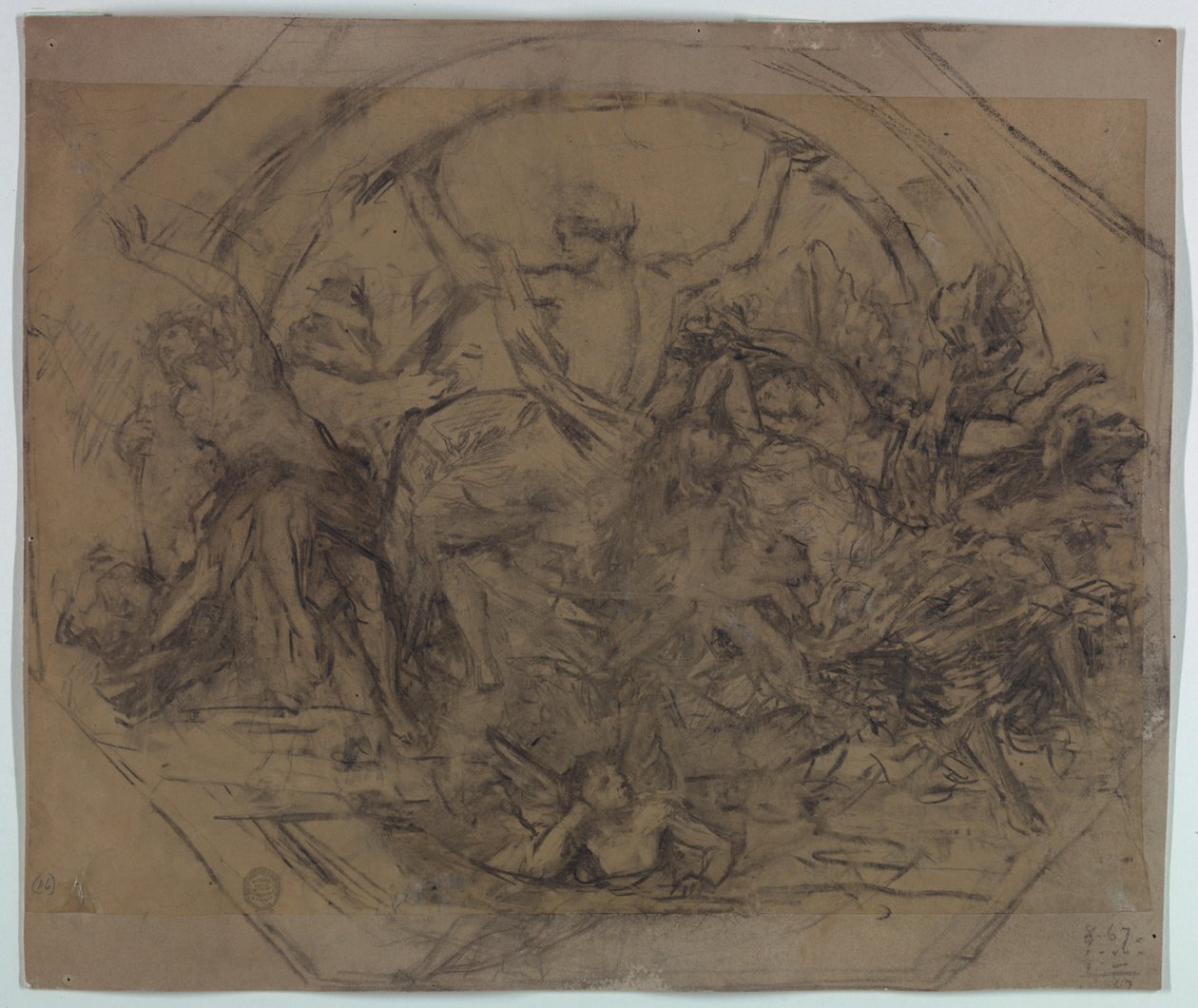 Studie voor "Zodiac" door Francis Augustus Lathrop