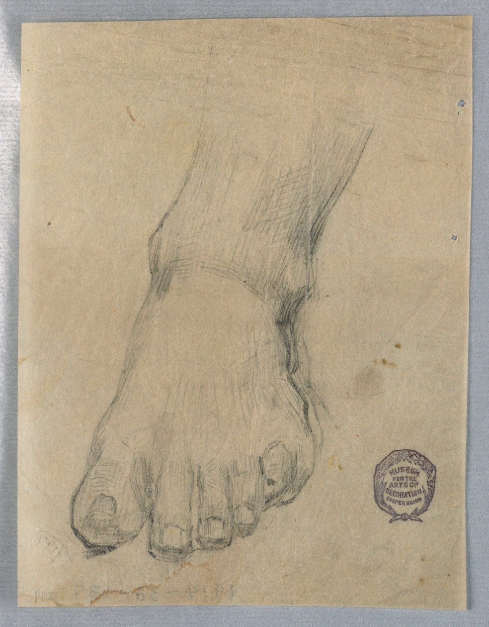 Studie voor een Voet door Francis Augustus Lathrop