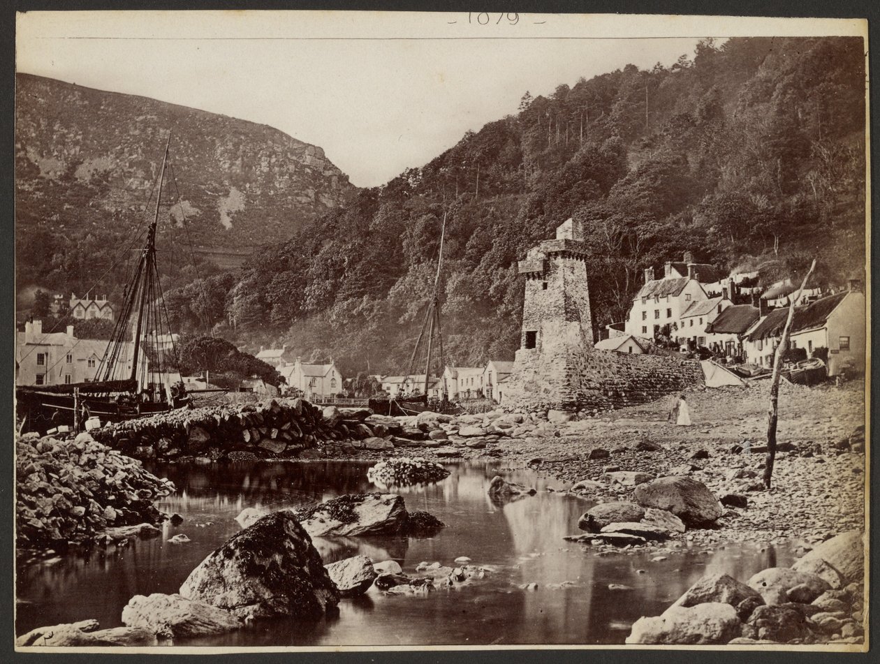 [Dorp bij rivier]. door Francis Bedford