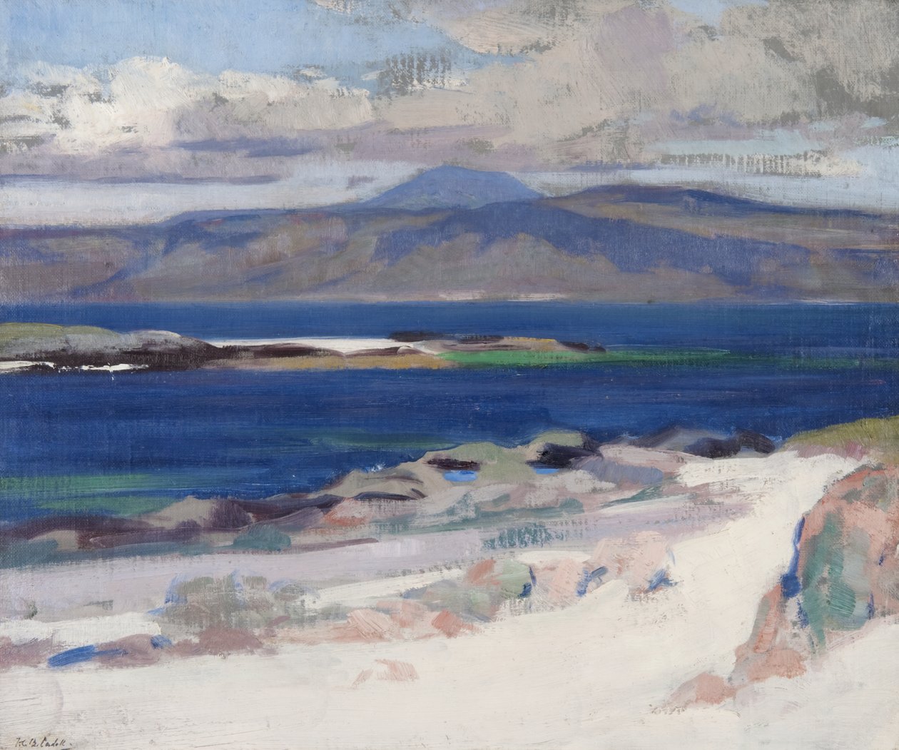 Ben More vanaf Iona door Francis Campbell Boileau Cadell