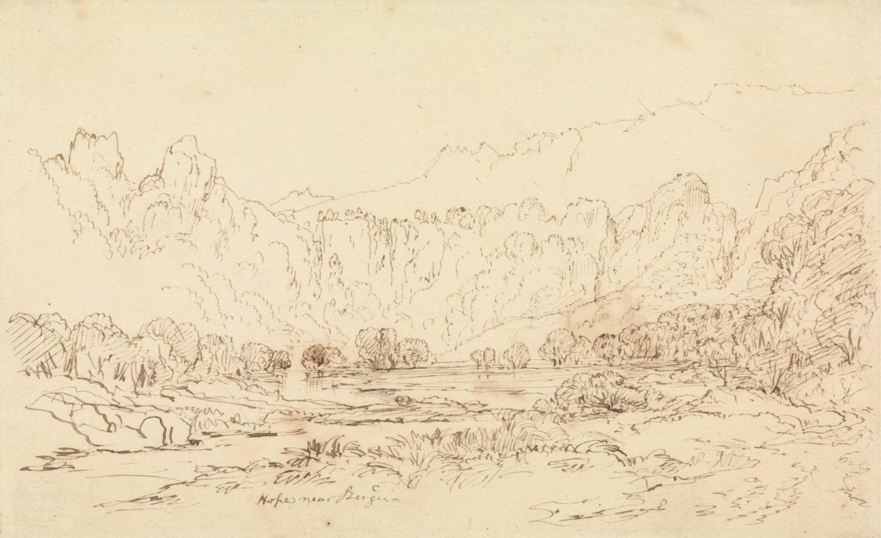 Hope nabij Bergen door Francis Danby