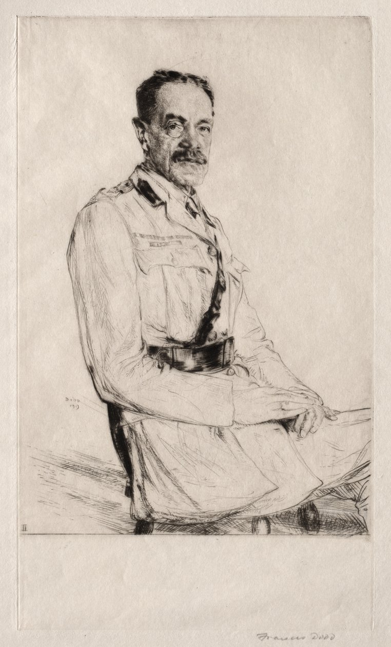 Generaal-majoor Sir John Edward Cooper door Francis Dodd