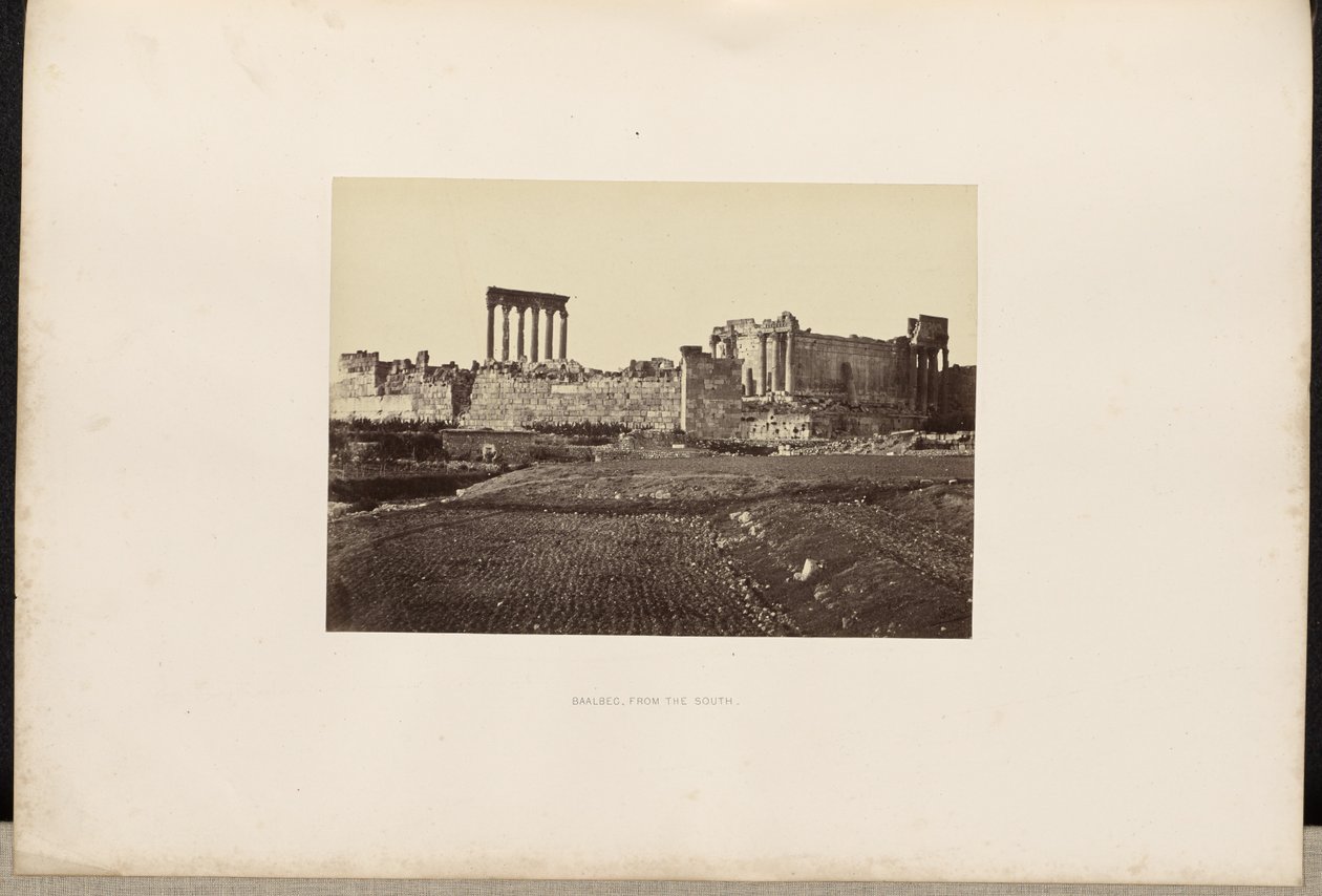 Baalbec, Uit het zuiden door Francis Frith