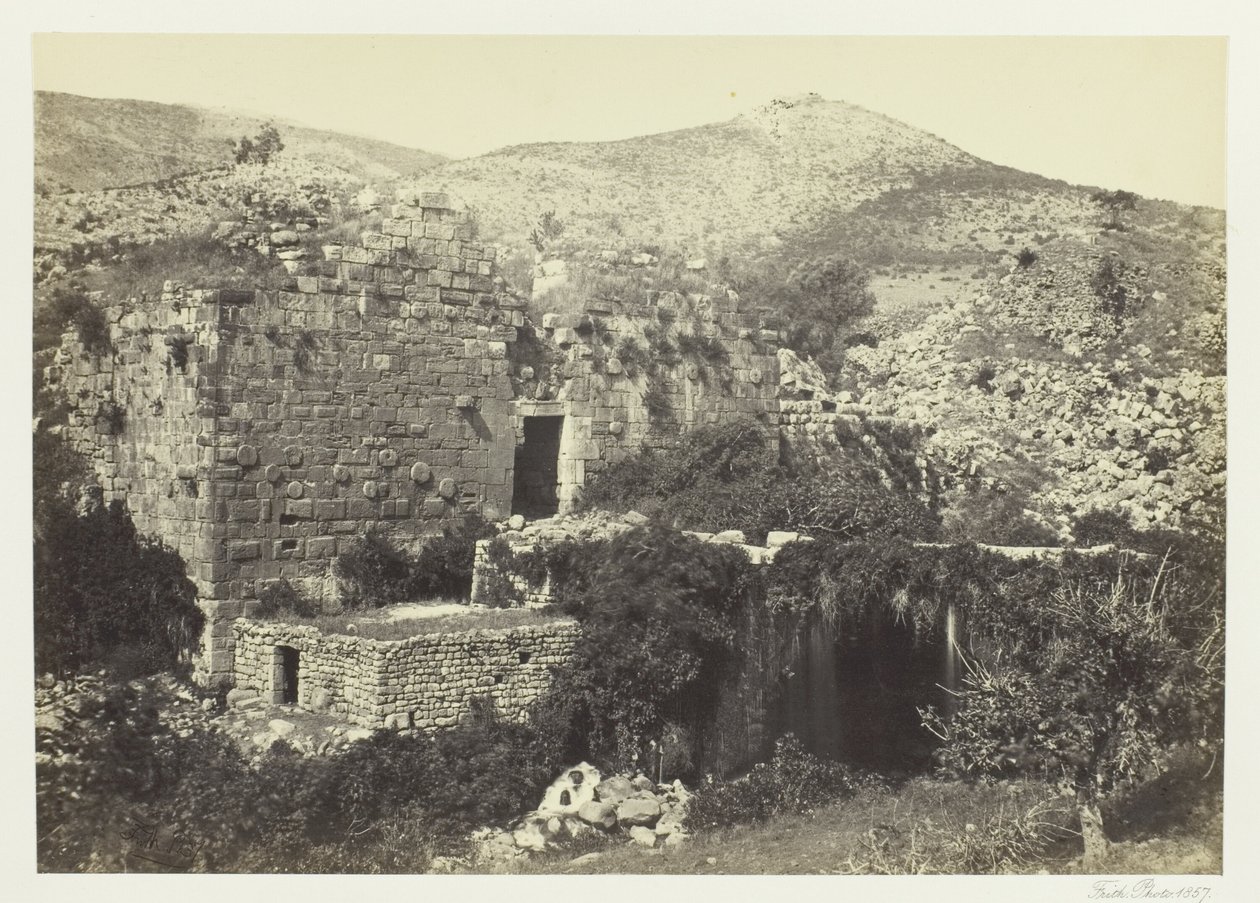 Banias, Het oude Caesaria, Phillippi door Francis Frith