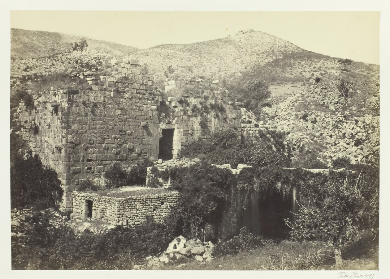 Banias, het oude Caesaria, Philippi door Francis Frith