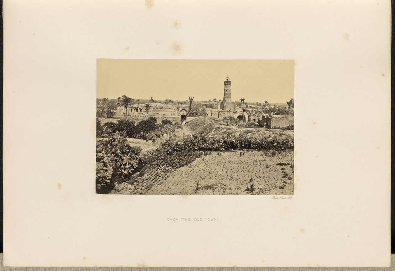 Gaza (de oude stad) door Francis Frith