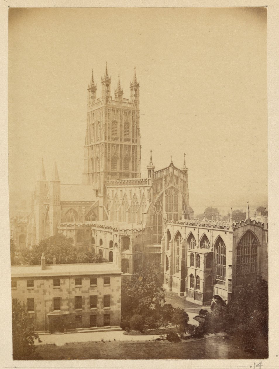 Kathedraal van Gloucester door Francis Frith