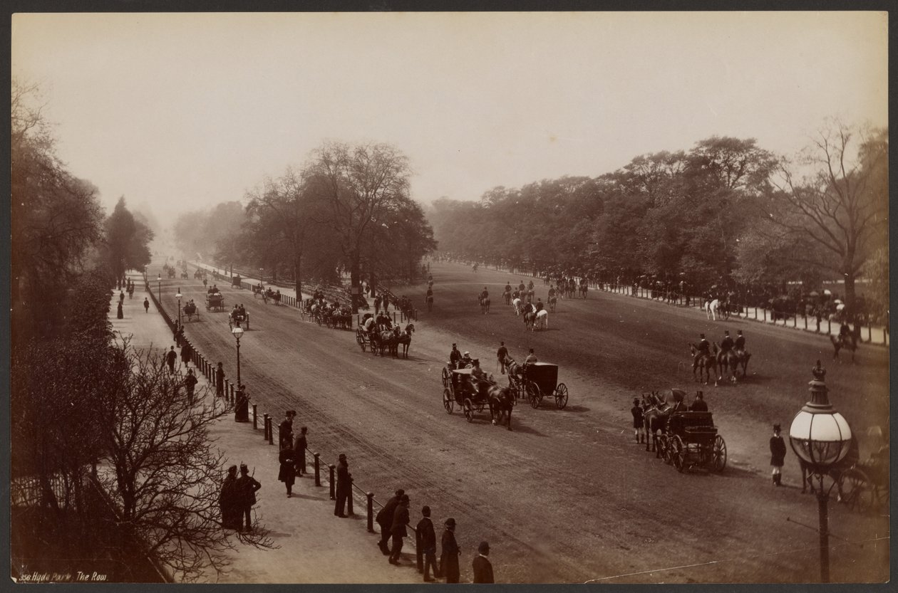 Hyde Park, De Rij door Francis Frith