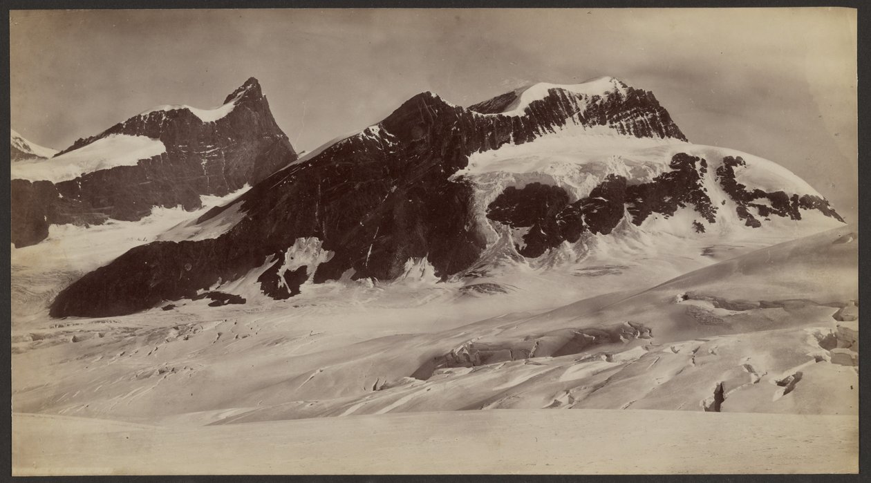 Uitzicht vanaf de Weisshorn door Francis Frith
