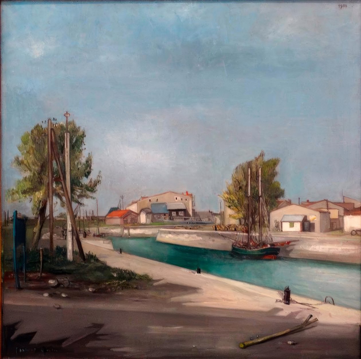 Landschap van het eiland Ré door Francis Gruber