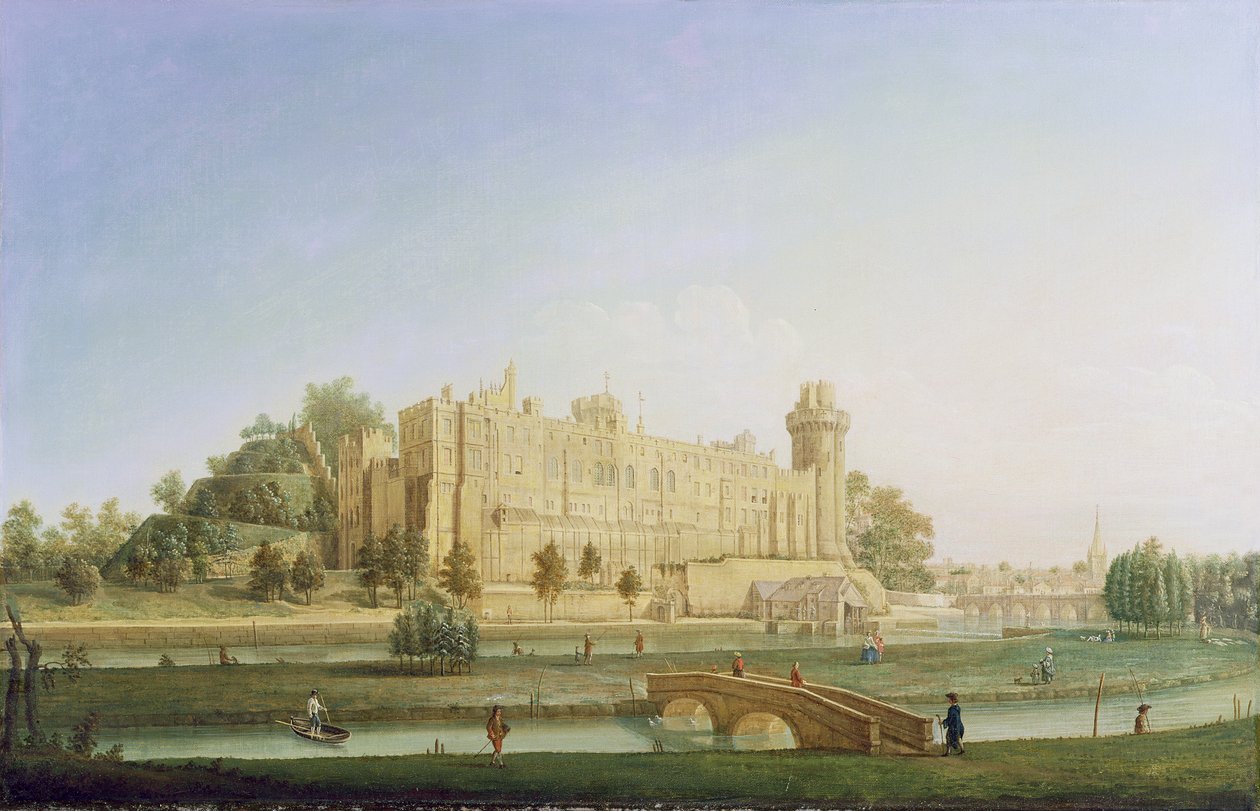 Kasteel Warwick, c.1764 door Francis Harding