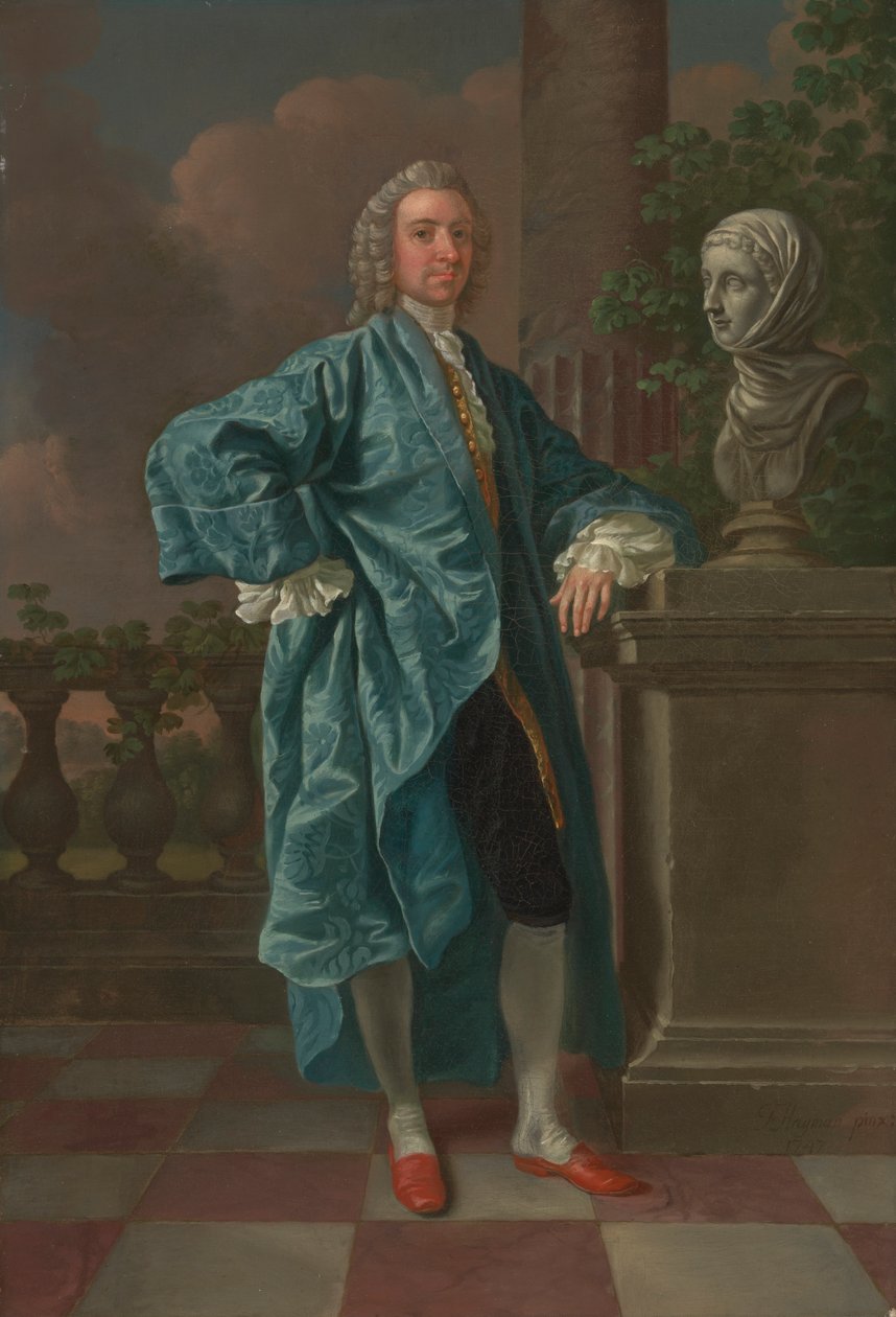 Dr. Charles Chauncey, M.D. door Francis Hayman
