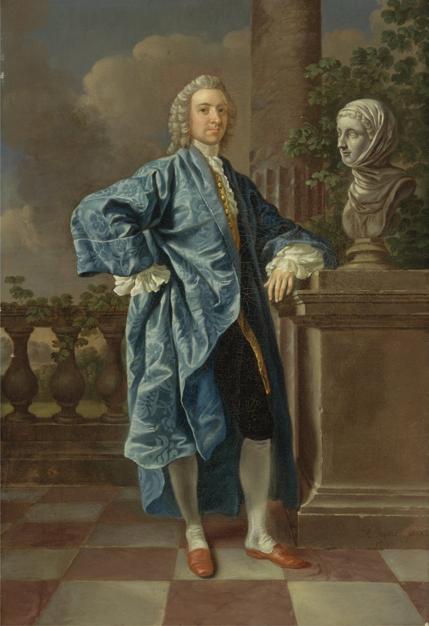 Dr. Charles Chauncey, M.D. door Francis Hayman