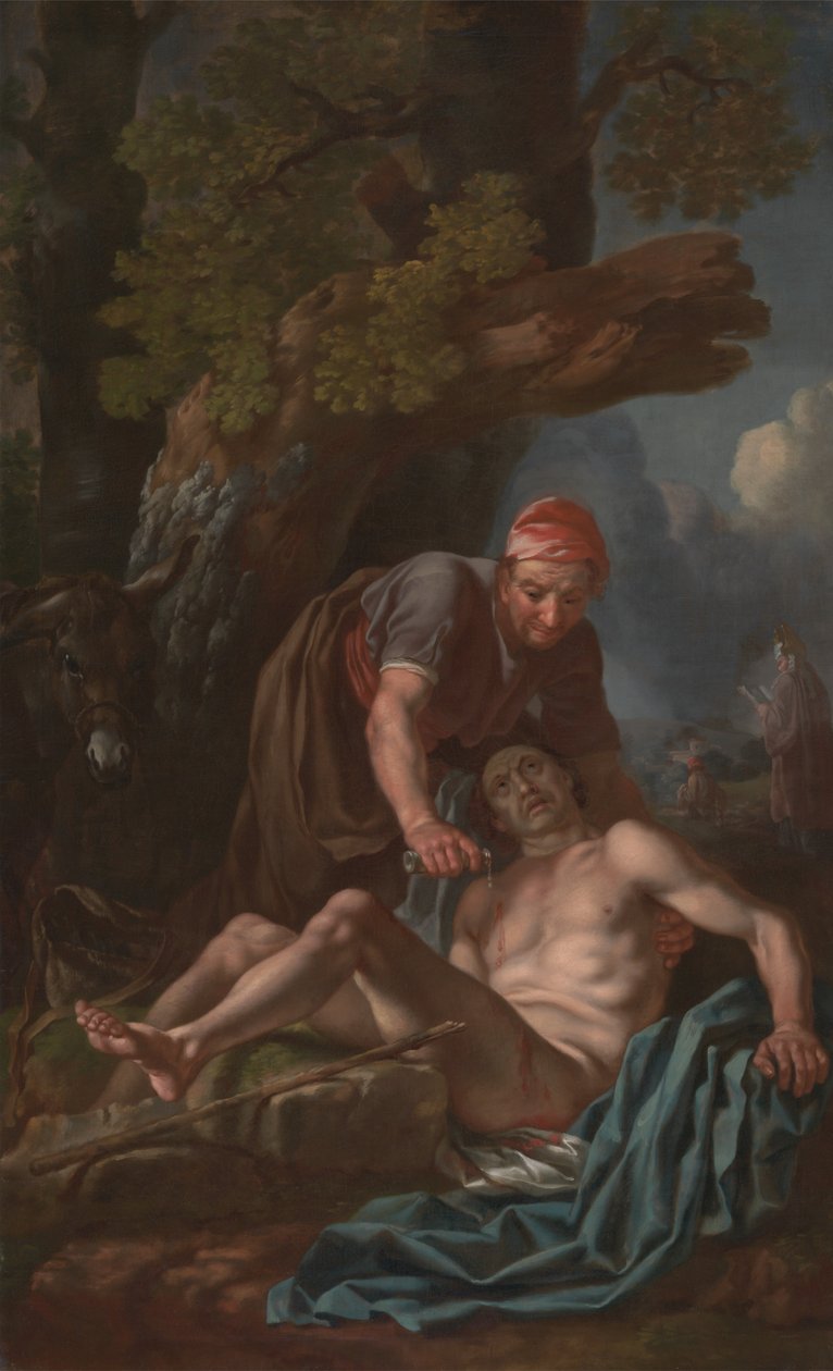 De barmhartige Samaritaan door Francis Hayman