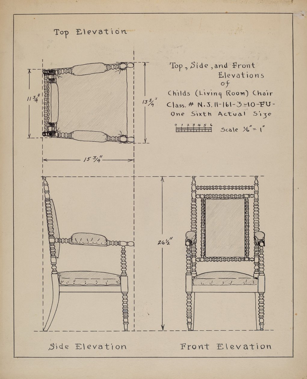 Stoel door Francis Law Durand