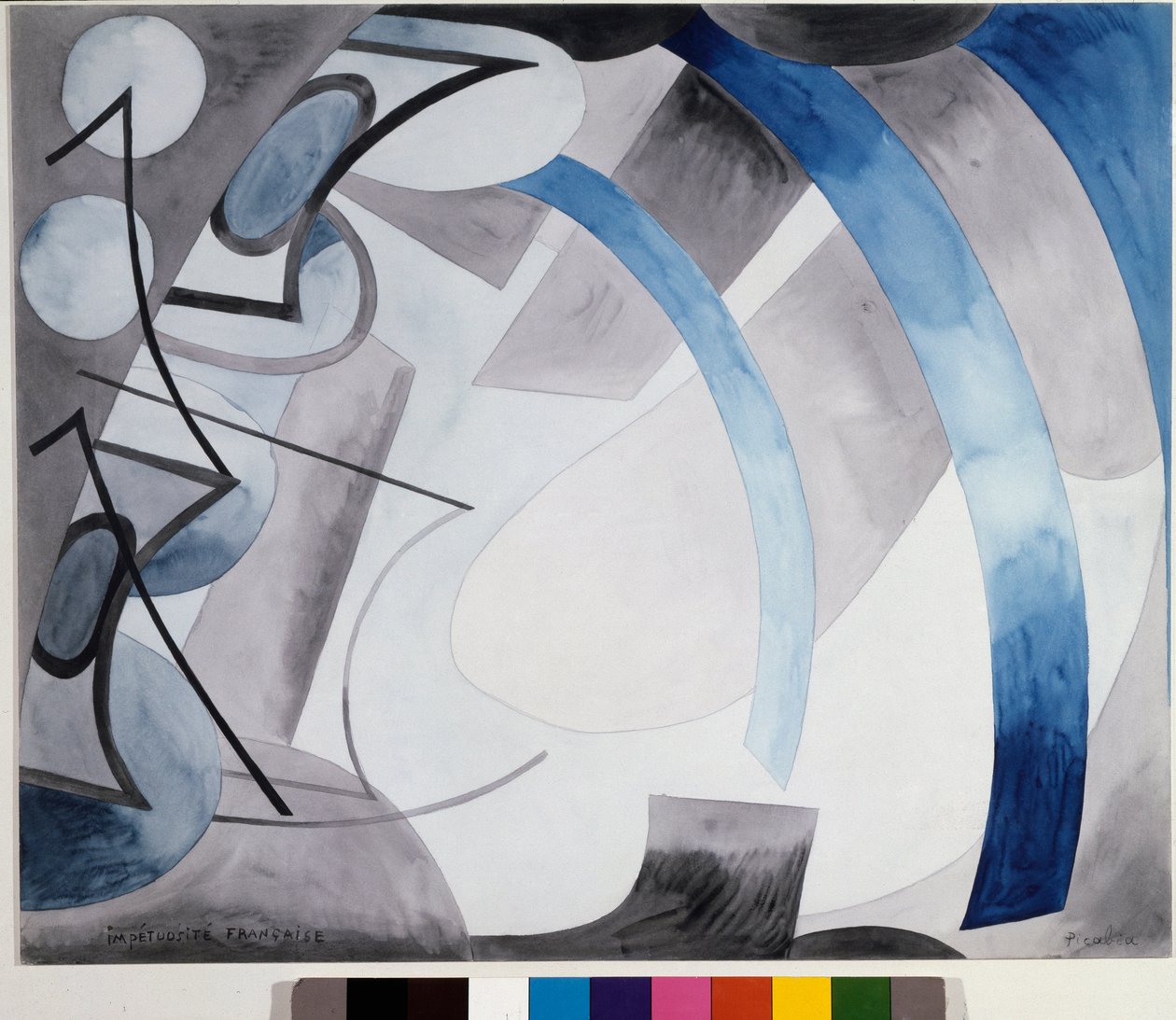 Franse onstuimigheid (olieverf op doek) door Francis Picabia