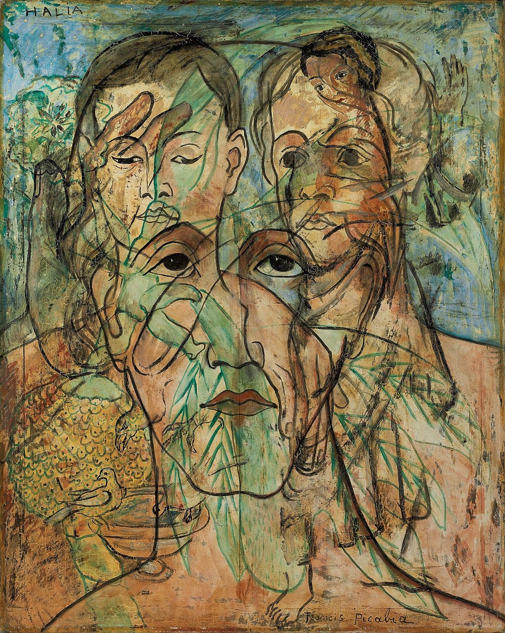 Halia, ca. 1929 (olieverf op doek) door Francis Picabia