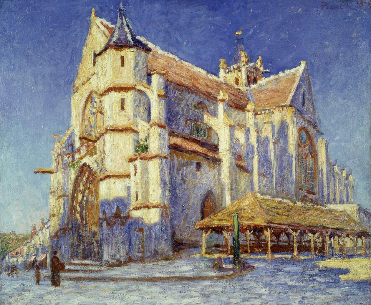 De kerk in Moret door Francis Picabia
