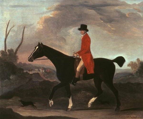 Man te paard door Francis Sartorius