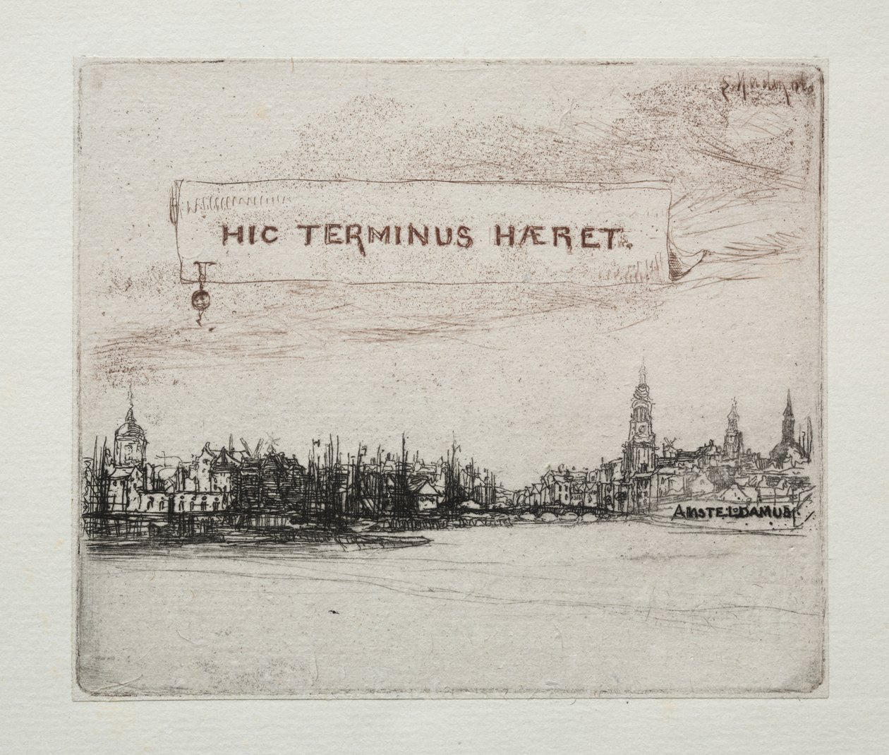 Amstelodamum door Francis Seymour Haden