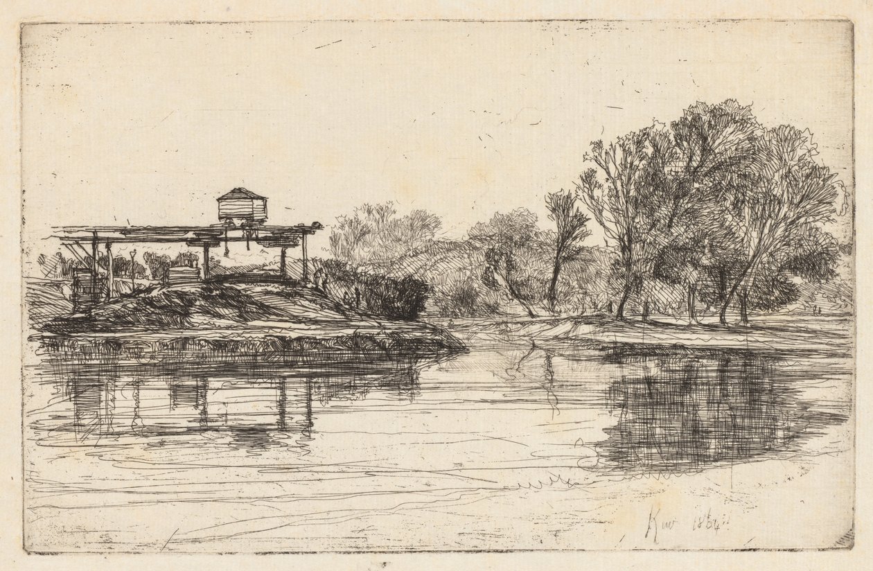 Kew door Francis Seymour Haden