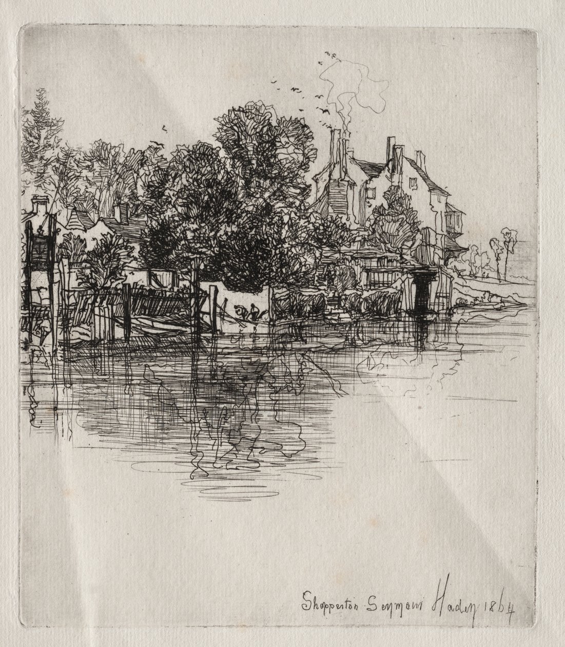 Shepperton door Francis Seymour Haden