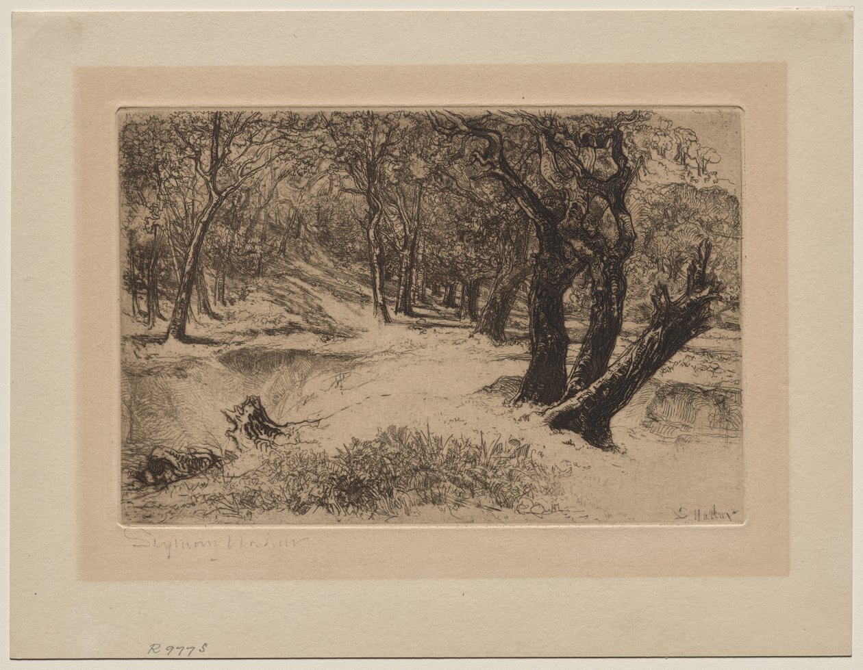 Drie Zusters door Francis Seymour Haden