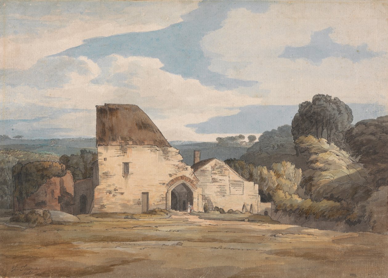 Dunkerswell Abbey, 20 augustus 1783 door Francis Towne