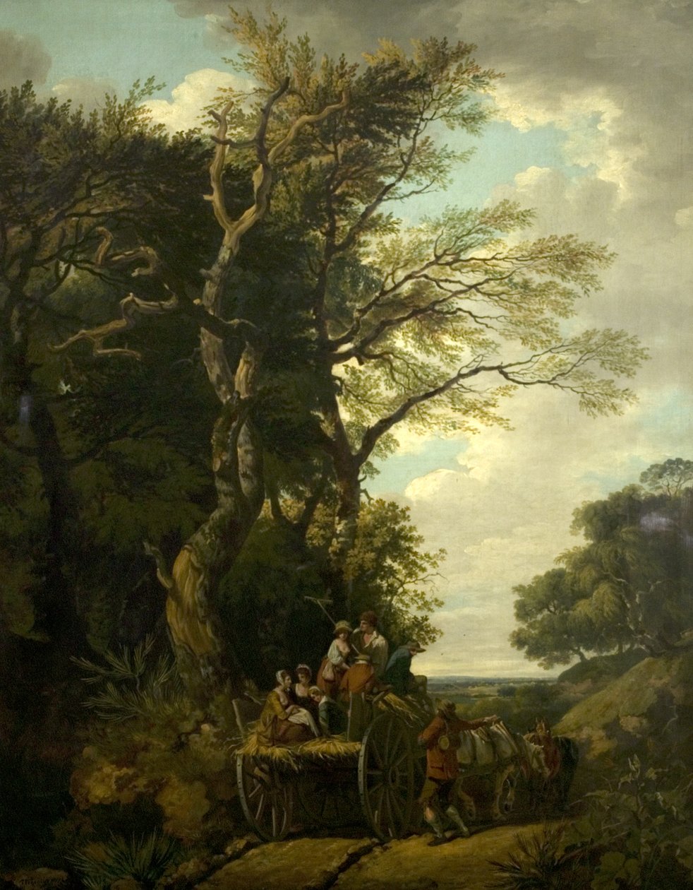 De Oogstwagen door Francis Wheatley