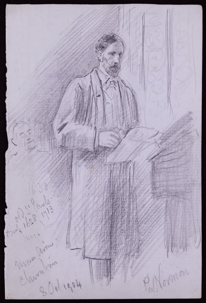 Portret van Philip Norman door Francis Wilfred Lawson