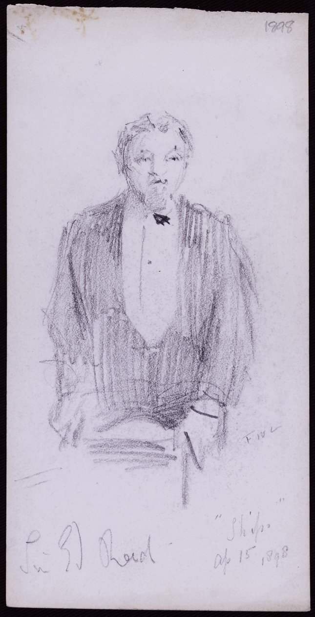 Portret van Sir Edward Reid door Francis Wilfred Lawson