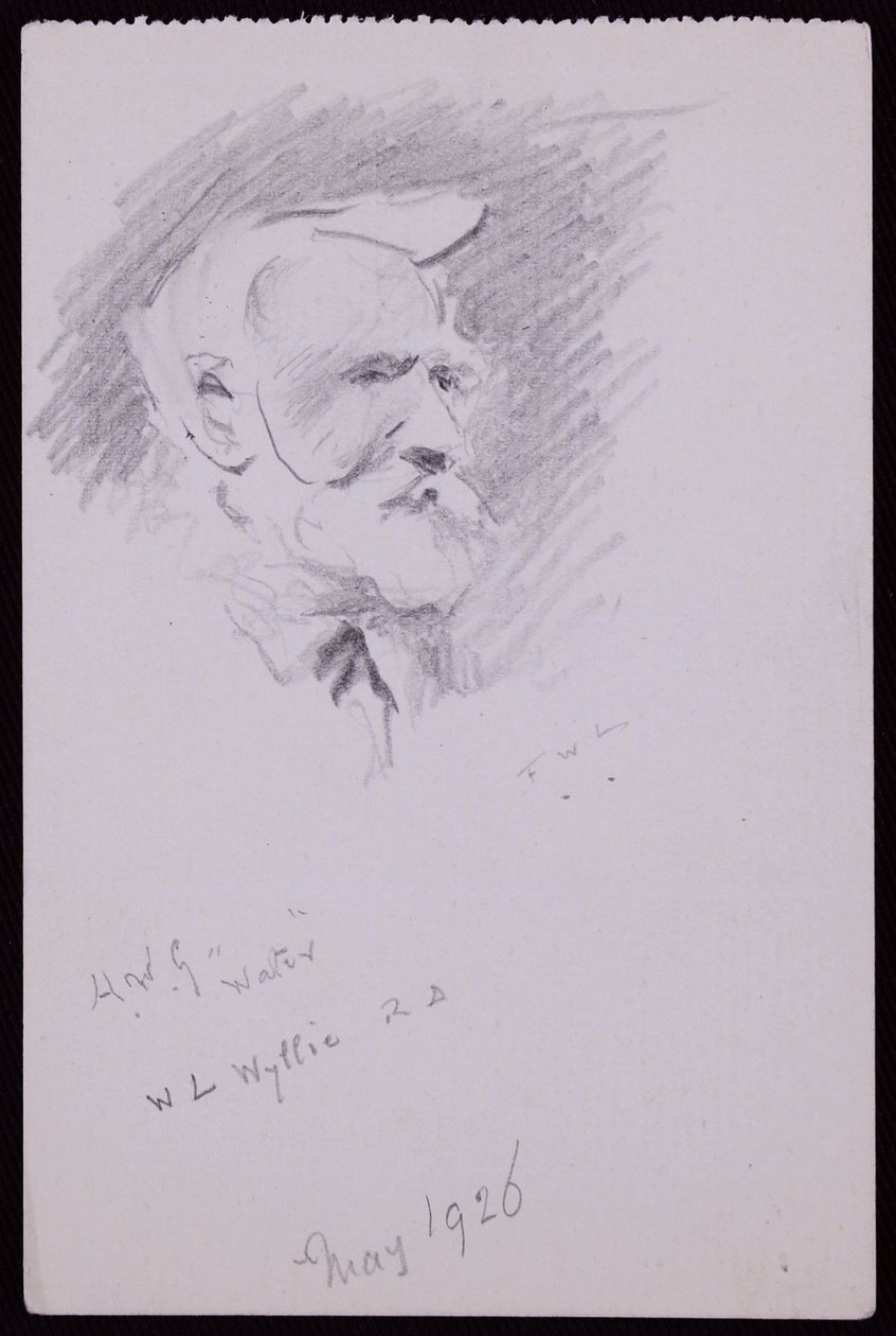Portret van WL Wyllie door Francis Wilfred Lawson