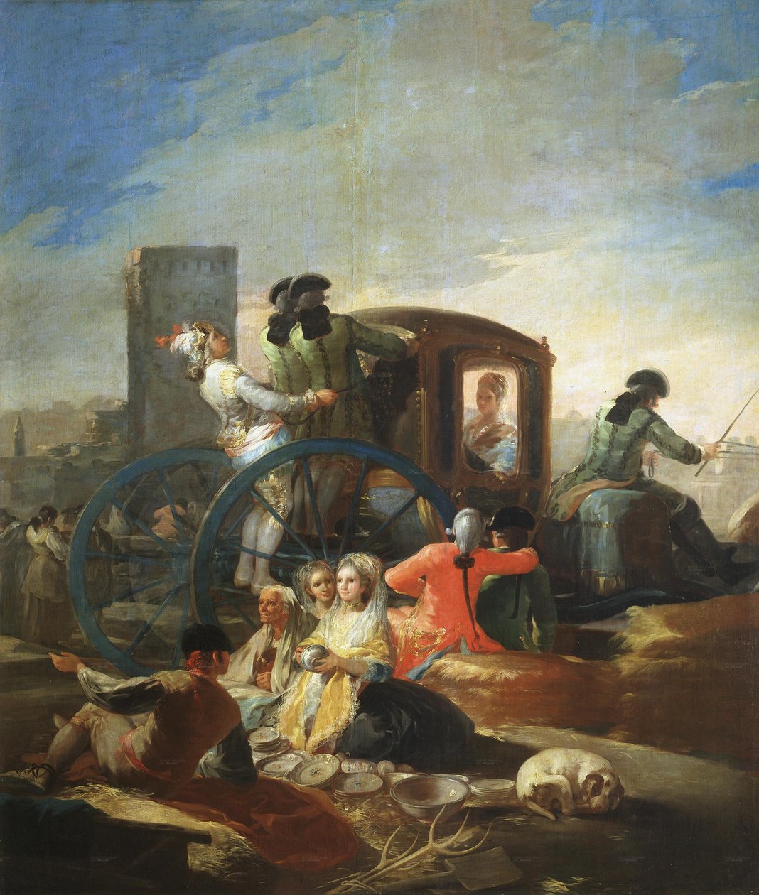 De aardewerkverkoper door Francisco de Goya