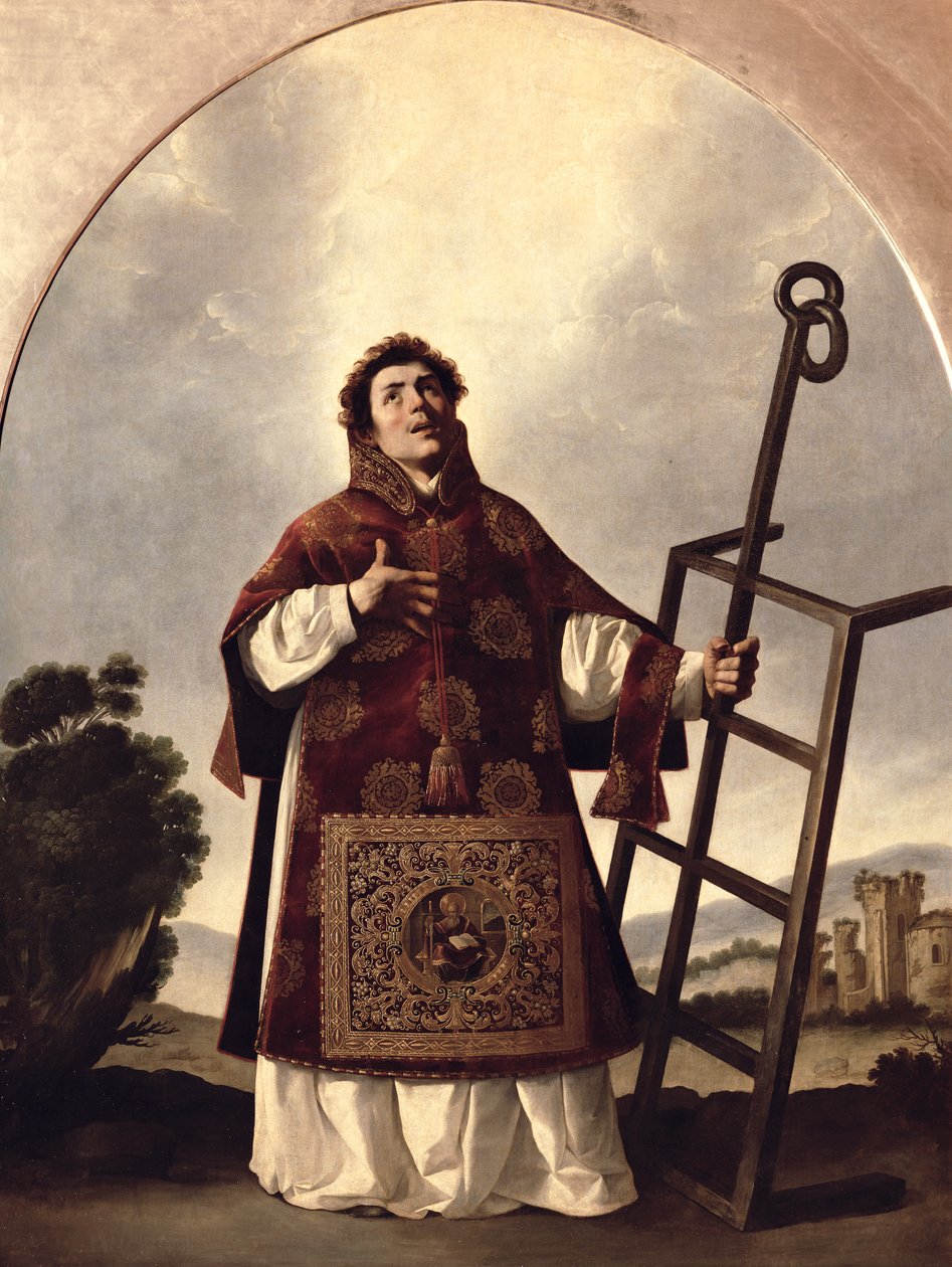 St. Laurentius door Francisco de Zurbaran