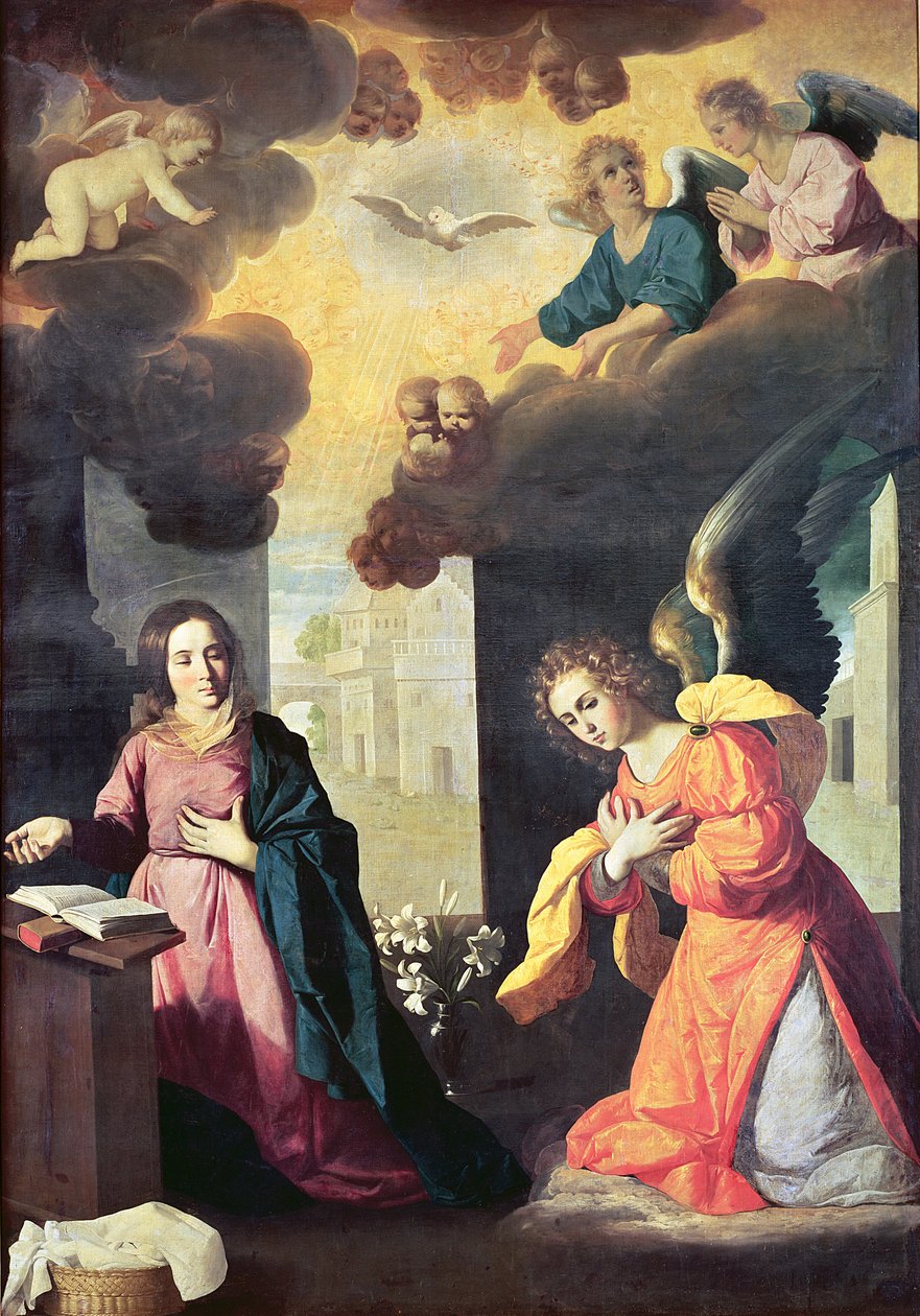 De Aankondiging door Francisco de Zurbaran