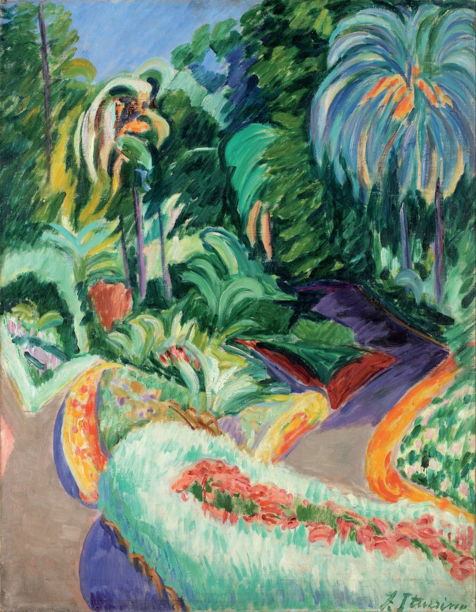 Tuin, ca 1913-1919 door Francisco Iturrino