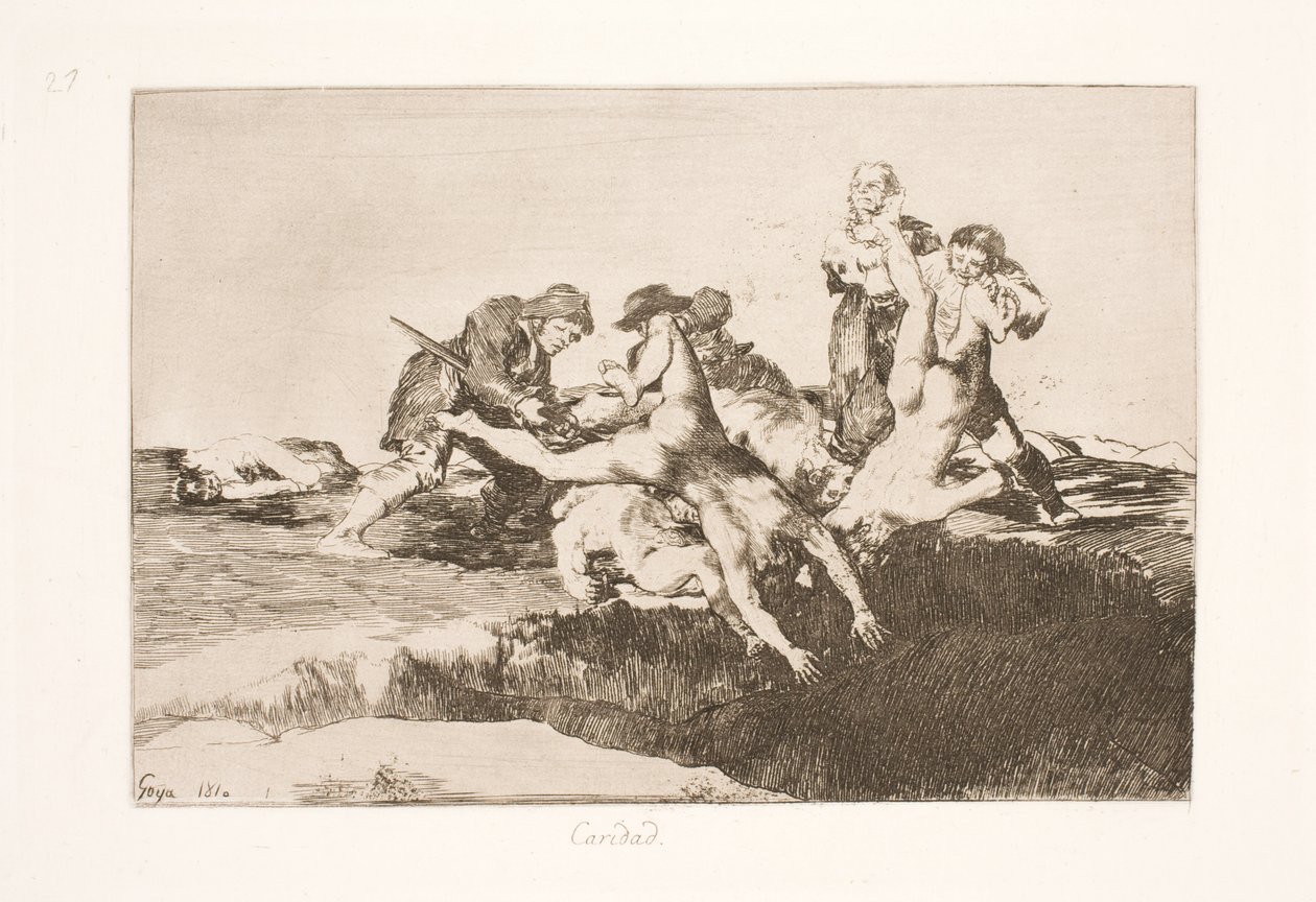 Barmhartigheid (27) door Francisco de Goya