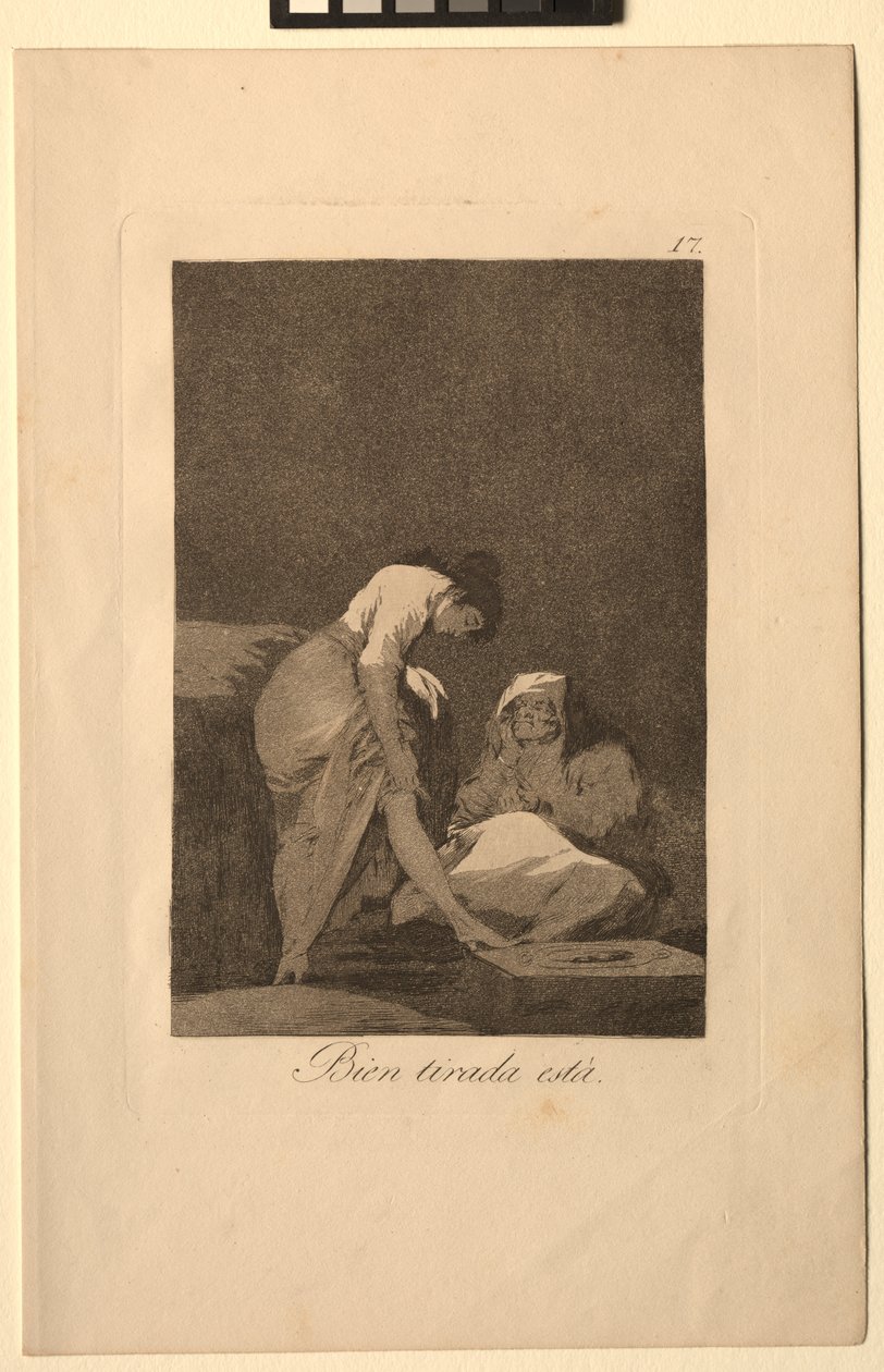 Caprichos: Het is mooi gespannen door Francisco de Goya