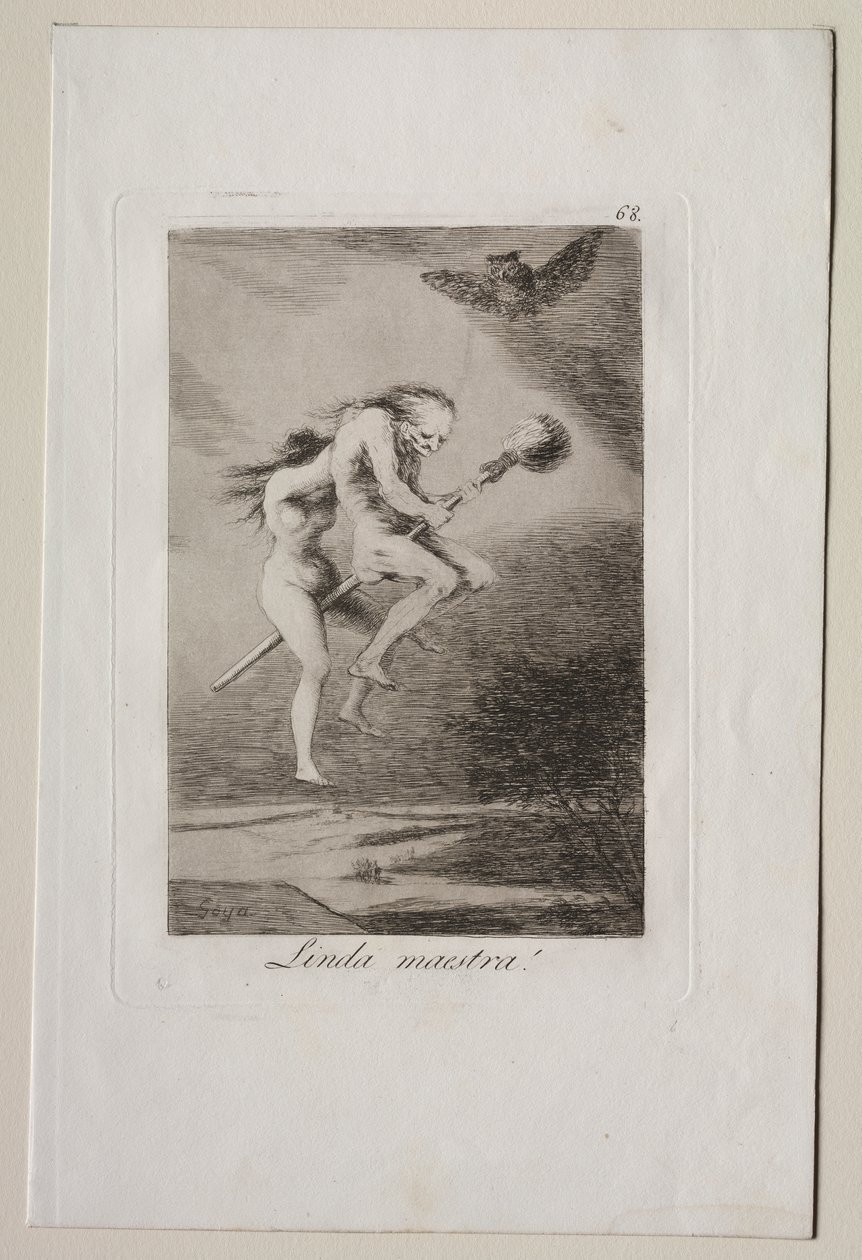 Caprichos: Mooie leraar! door Francisco de Goya